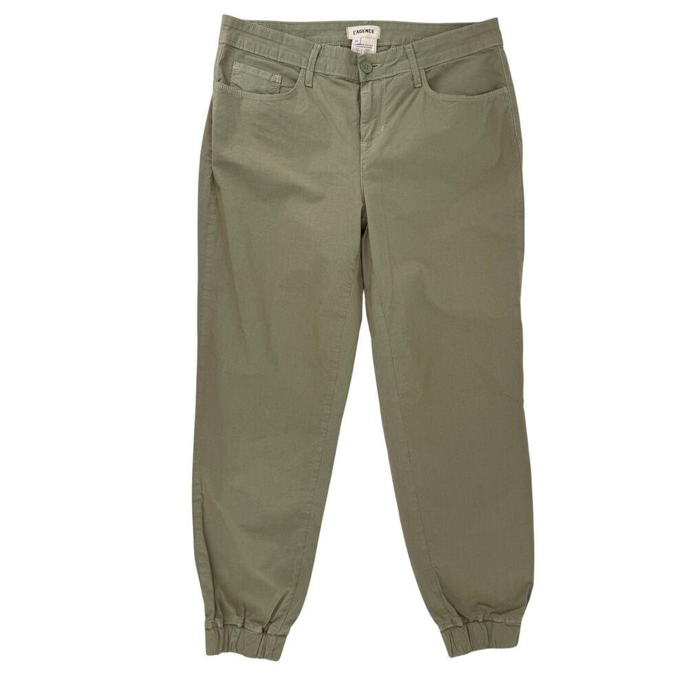 L'Agence Mirabel Flight Jogger Pants Sz 26 Utility Army Green Safari